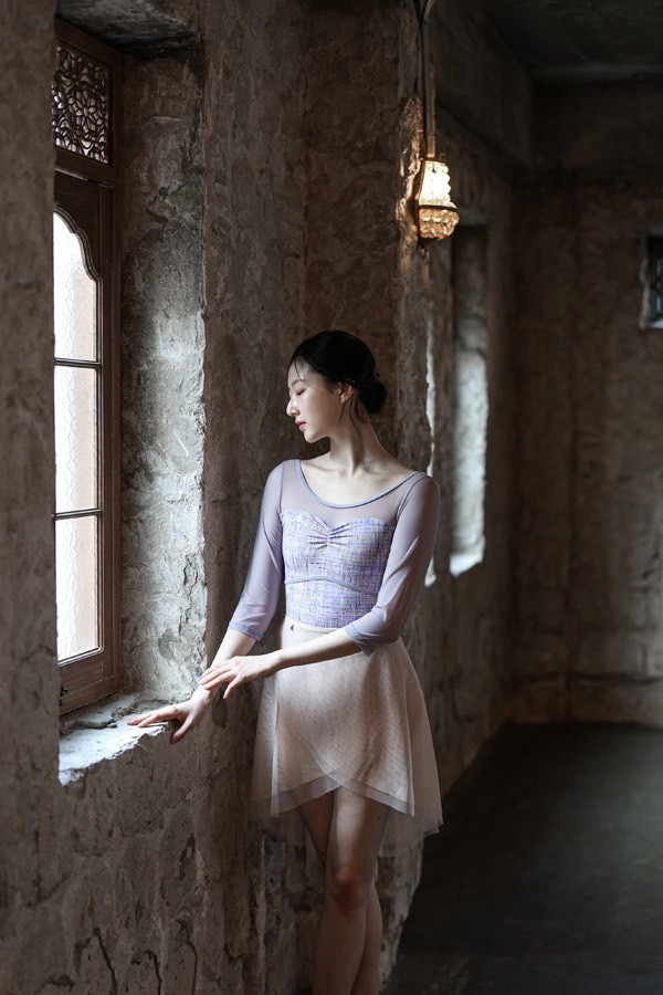 韓國iilaire - Antique Purple七分袖舞衣 