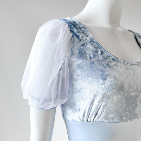 韓國yoora - Lunar短袖舞衣 (Blue Moon) 