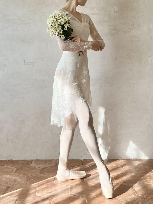 韓國Degage - Ameli中長版舞裙 (White) 