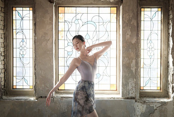 韓國iilaire - Blossom素面吊帶舞衣 (三色) 