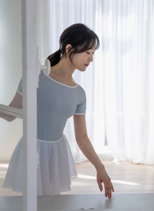 韓國LucyAlice - CleanGirl短袖舞衣 (三色) 