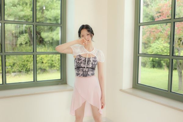 韓國iilaire - Antique Camisole吊帶舞衣 (NUDE PINK) 