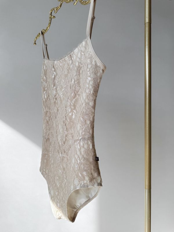 韓國yoora - Scarlett Fabric Nude舞衣 (肩帶可調) 