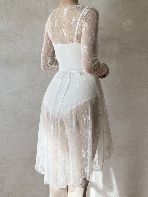 韓國Degage - Ameli中長版舞裙 (White) 