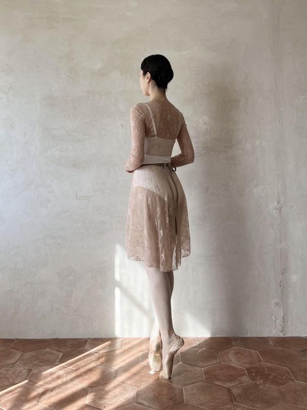 韓國Degage - Ameli中長版舞裙 (Brick rose) 