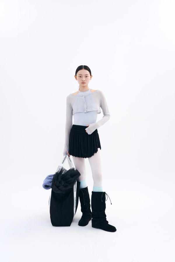 韓國toitoi - Unfold Shirring舞裙 (Black) 