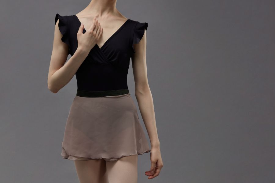 韓國Ballessimo - Cappuccino寬綁帶舞裙 (카푸치노) 