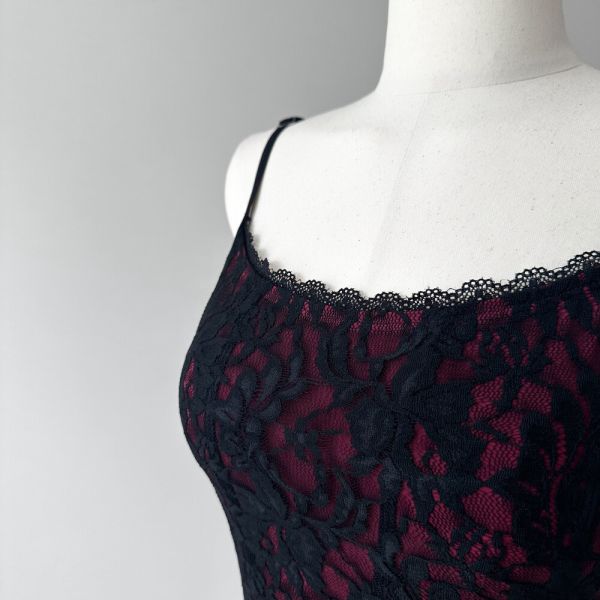 韓國yoora - Scarlett Wine舞衣 (肩帶可調) 