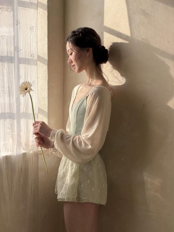 韓國iilaire - Florine蕾絲短褲 (兩色) 