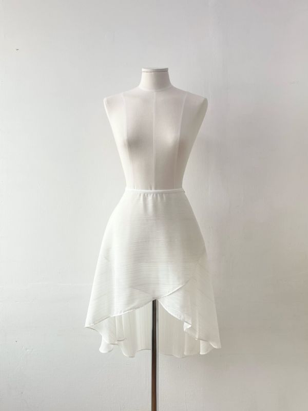 韓國Degage - Classic Midi中長版舞裙 (Off White) 