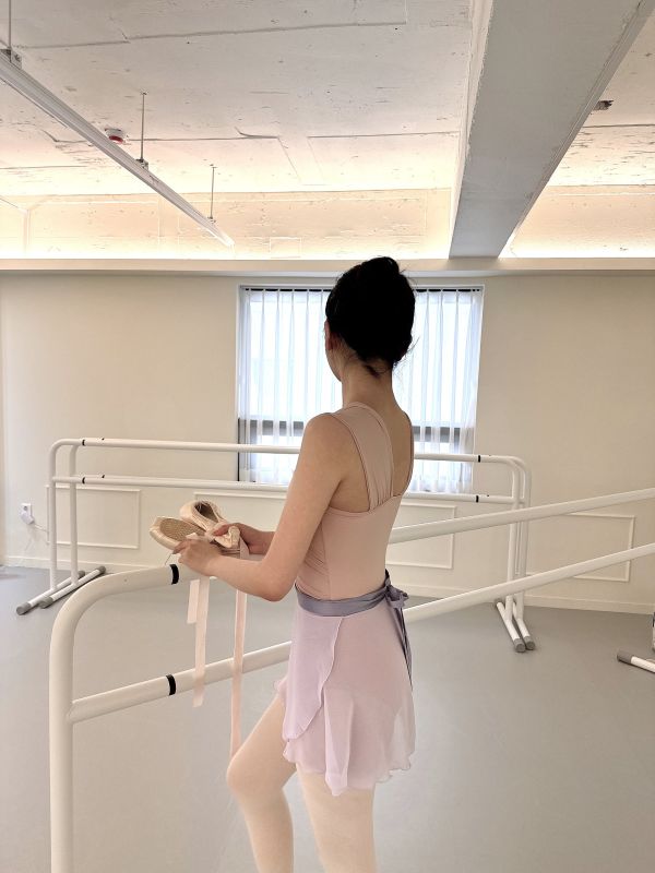 韓國Ballessimo - Wide shoulder粉色舞衣 (와이드 숄더) 