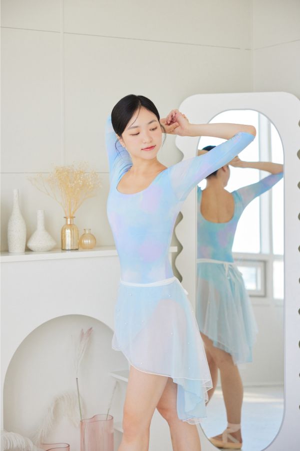 韓國Entrechat - Cloud Dream長袖舞衣 (Sky Blue) 