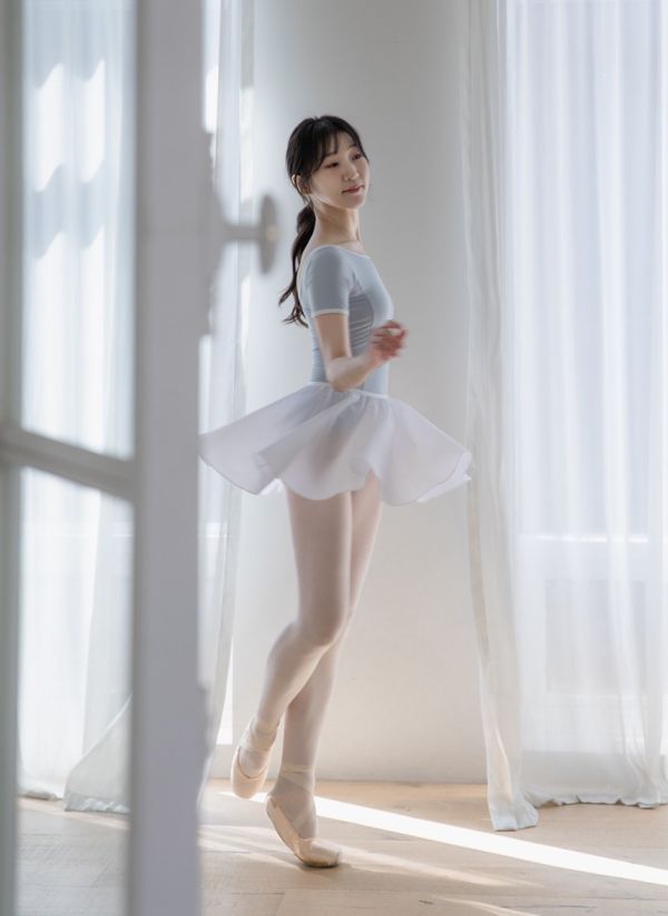 韓國LucyAlice - Full Mini鬆緊帶舞裙 (兩色) 