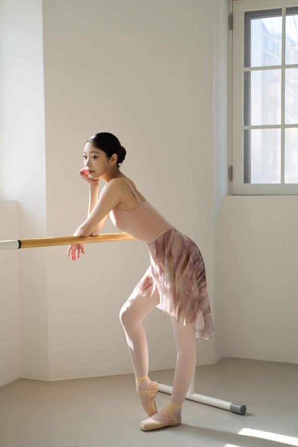 韓國Ballessimo - Sunset Mesh鬆緊帶舞裙 (兩色) 