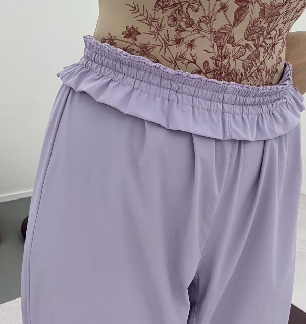 韓國LEVDANCE - Laura排汗長褲 (LAVENDER MIST) 로라 웜업 팬츠 