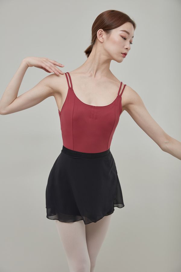 韓國Ballessimo - Black寬綁帶舞裙 (올 블랙) 