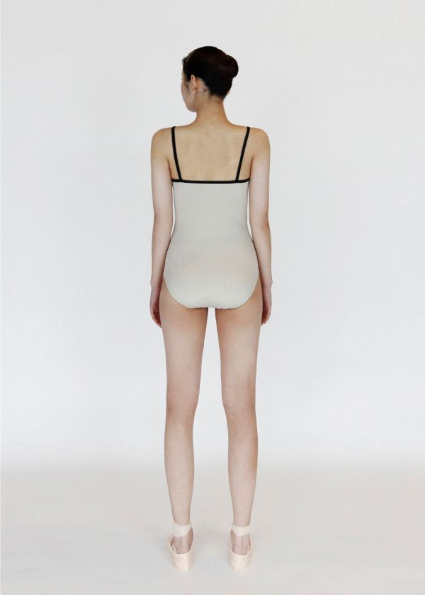 韓國POTA - 2 leotard吊帶舞衣 (Beige) 