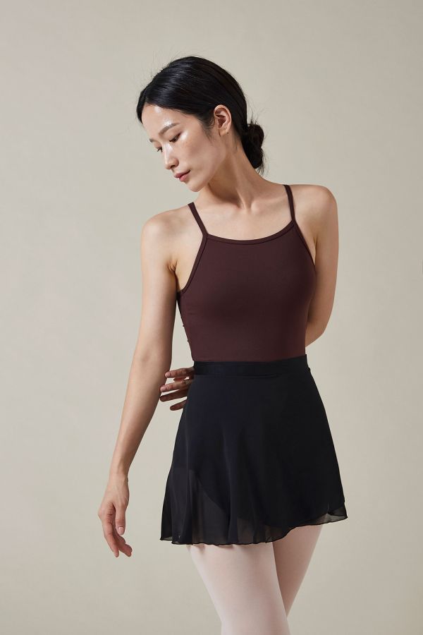 韓國Ballessimo - Black寬綁帶舞裙 (올 블랙) 