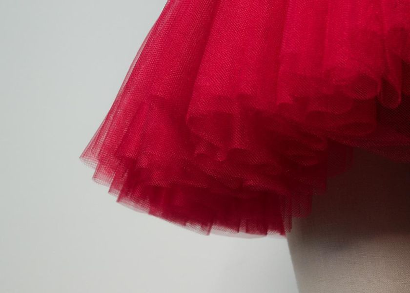 韓國LEVDANCE - 訂製款 Charmant Petit tutu (FRENCH RED) 