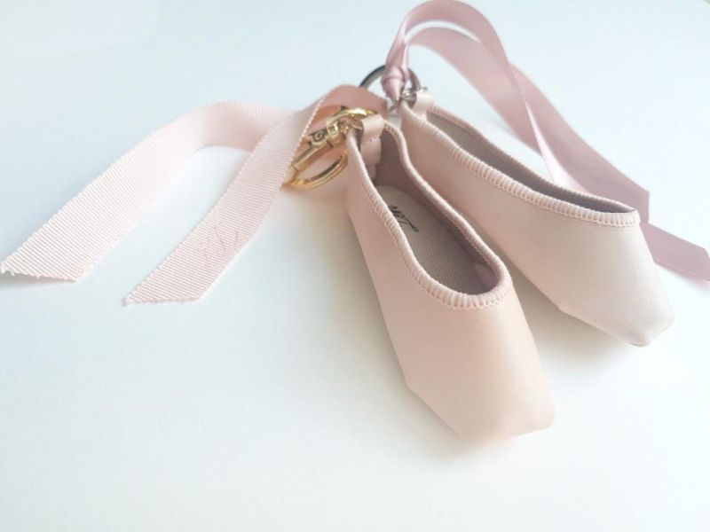 韓國Leh - 經典款羊皮小硬鞋吊飾 (Baby pink) 