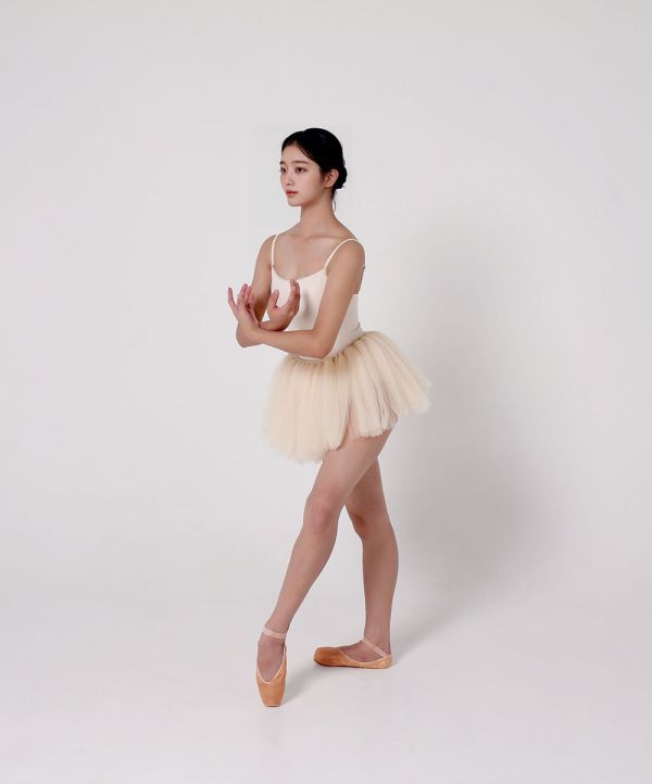 韓國Soulier Rouge - Anne Mini Tutu舞裙 (VANILLA CREAM) 