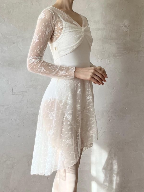 韓國Degage - Ameli中長版舞裙 (White) 