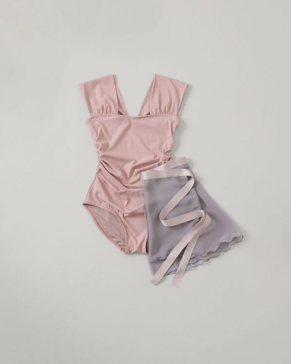 韓國Ballessimo - Wide shoulder粉色舞衣 (와이드 숄더) 