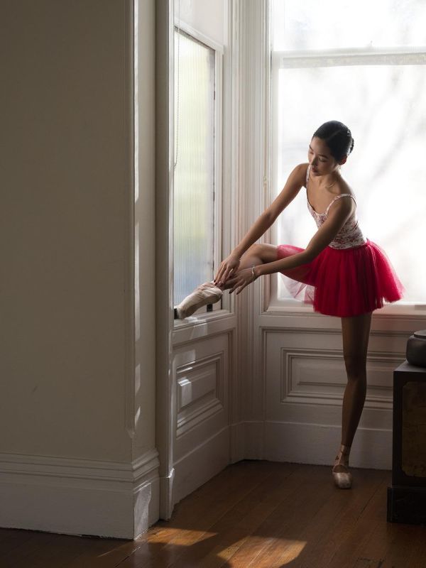 韓國LEVDANCE - 訂製款 Charmant Petit tutu (FRENCH RED) 