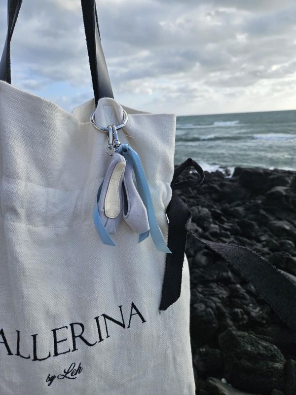 韓國Leh - 經典款羊皮小硬鞋吊飾 (Sea) 