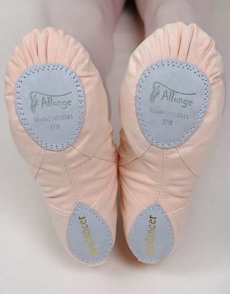 韓國E Ballet - Allonge SM1帆布兩點芭蕾舞鞋 