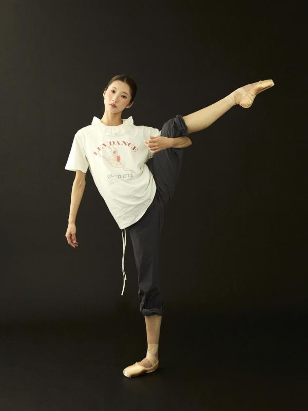 韓國LEVDANCE - Laura排汗長褲 (EBONY CHARCOAL) 로라 웜업 팬츠 