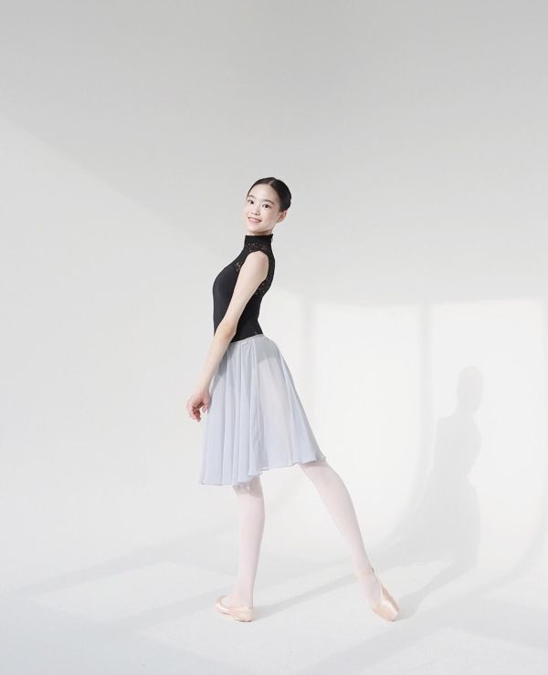 韓國messiah - 360 Degree Chiffon舞裙 (Ash Blue) 