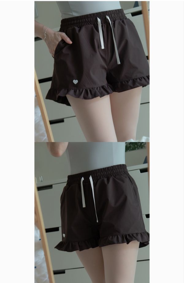 韓國LucyAlice - Air Frill短褲 (兩色) 