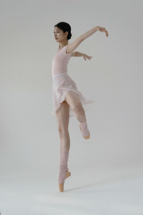 韓國Bonanza - Ash Pink雪紗舞裙 (애쉬핑크) 