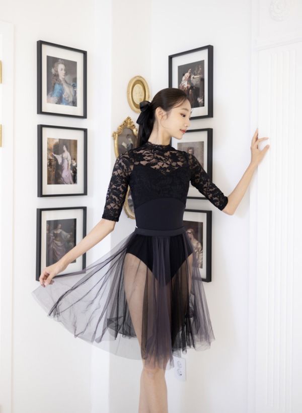 韓國iilaire - Camila五分袖款舞衣 (兩色) 