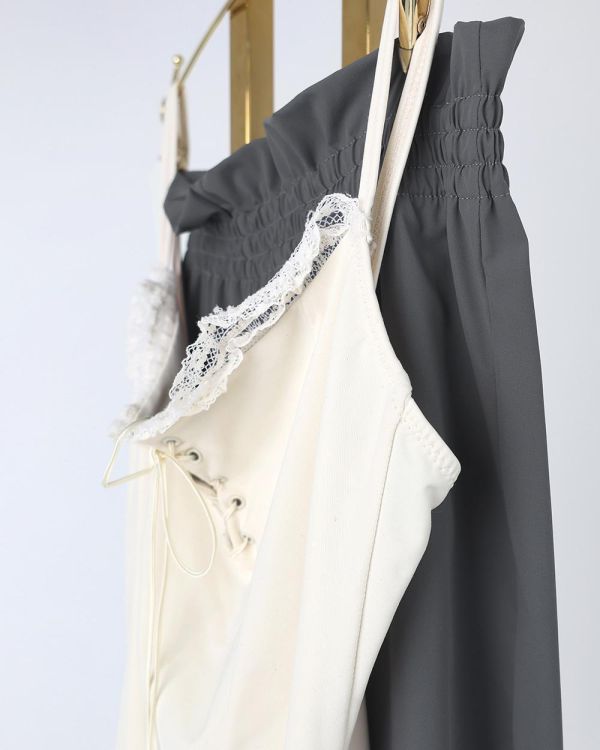 韓國LEVDANCE - Laura排汗長褲 (EBONY CHARCOAL) 로라 웜업 팬츠 