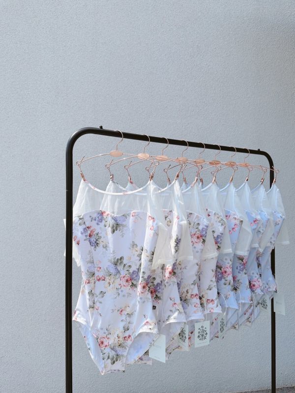 韓國yoora - Rose Veil五分袖舞衣 (Ivory) 