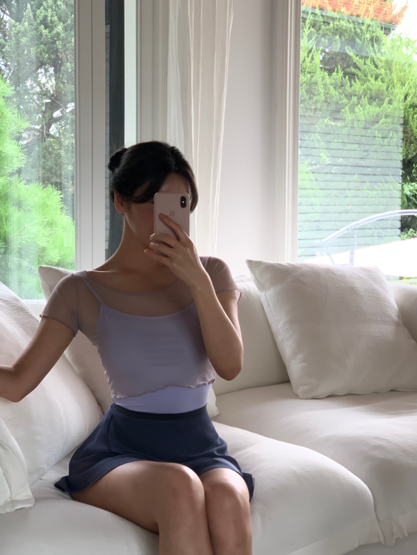 韓國Bonanza - Midnight Blue雪紗舞裙 (미드나잇블루) 