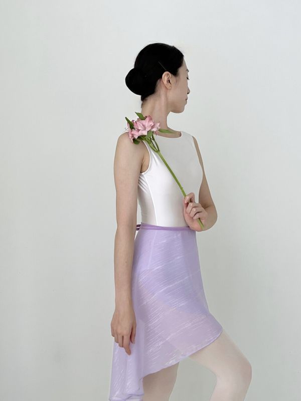 韓國Degage - Classic Midi中長版舞裙 (Lilac) 