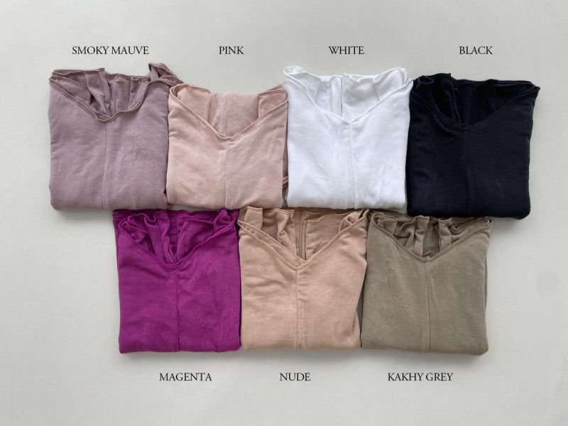 韓國Bonanza - V-neck五分袖罩衫 (六色) 샤르망 