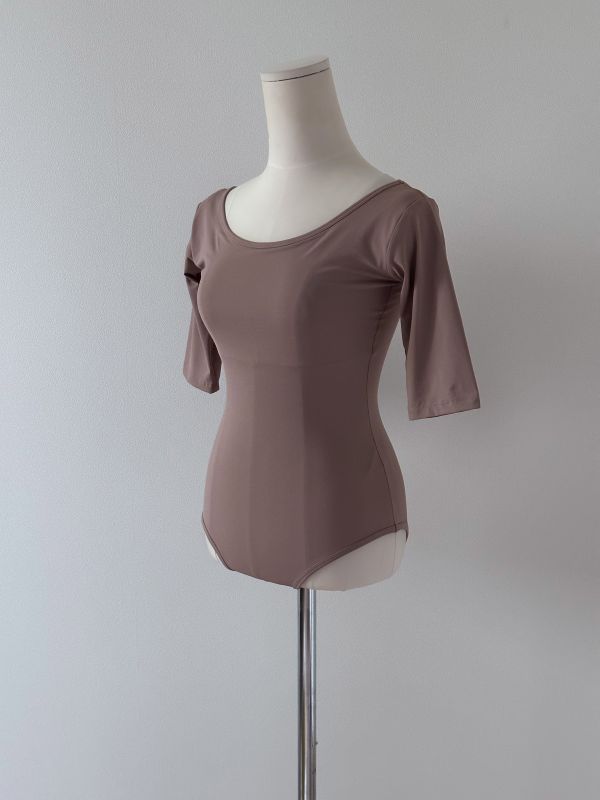 韓國Bonanza - Mary Jane五分袖舞衣 (灰褐) 메리제인 