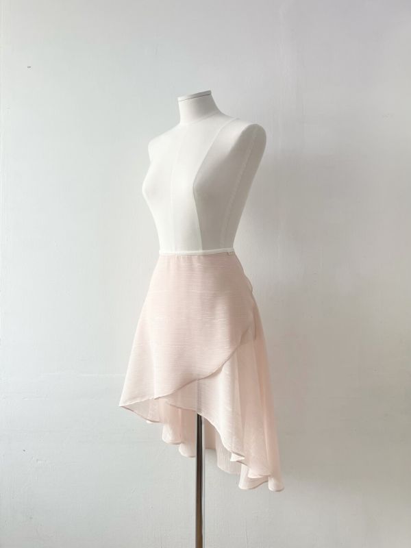 韓國Degage - Classic Midi中長版舞裙 (Salmon Pink) 