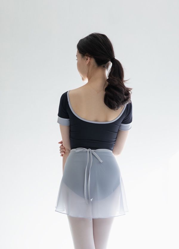 韓國LucyAlice - Colourblock短袖舞衣 (兩色) 