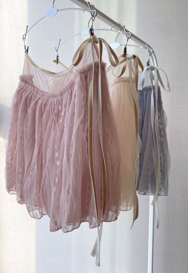 韓國BBP Roject - 花瓣雙層tutu舞裙 (三色) 튜튜스커트 