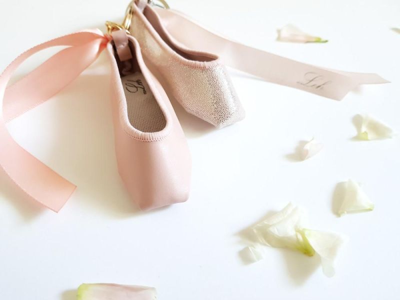 韓國Leh - 經典款羊皮小硬鞋吊飾 (Baby pink) 