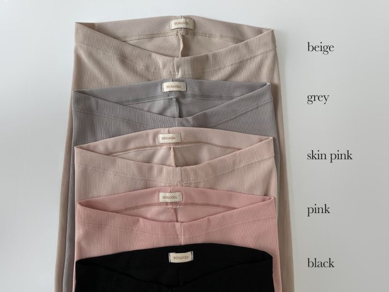 韓國Bonanza - Warm-up Tights 暖身七分緊身褲 (五色) 