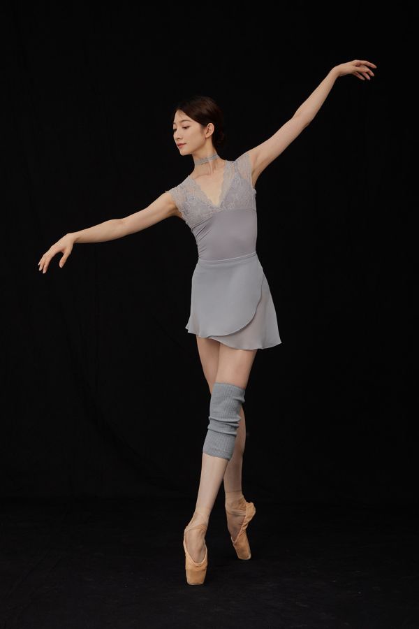 韓國Bonanza - Light Grey雪紗舞裙 