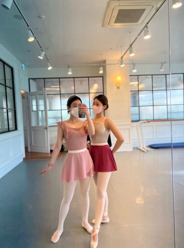 韓國balletchouchou - 不透膚舞裙 (五色) 
