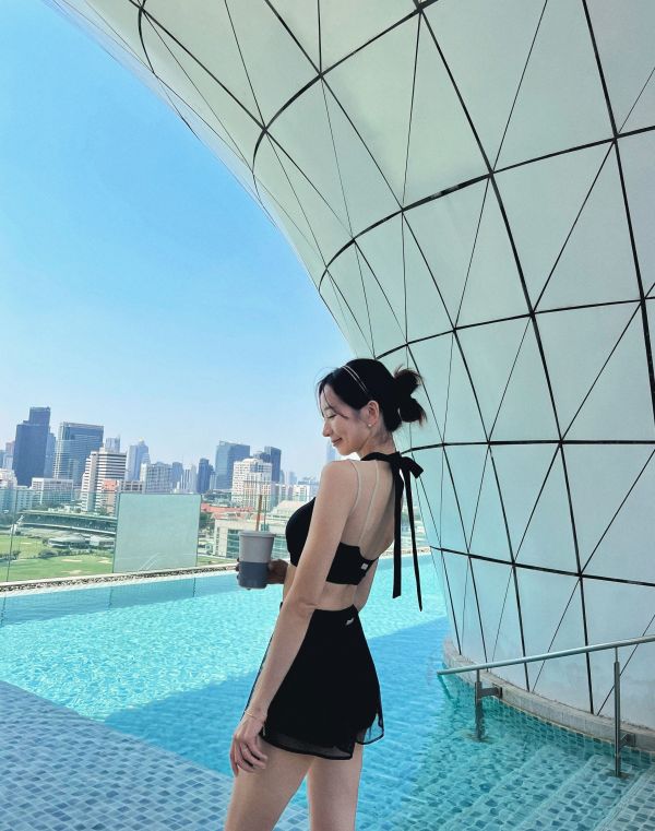 韓國Lenique - Olivia top鋼管舞上衣+短褲 (三色) 