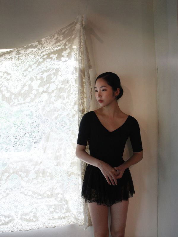 韓國LEVDANCE -  jane五分袖舞衣 (兩色) 제인 